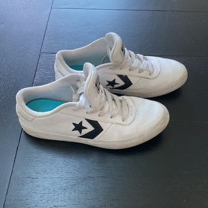 Converse Youth Sneakers. Leather Uppers/Rubber Soles. Size 2